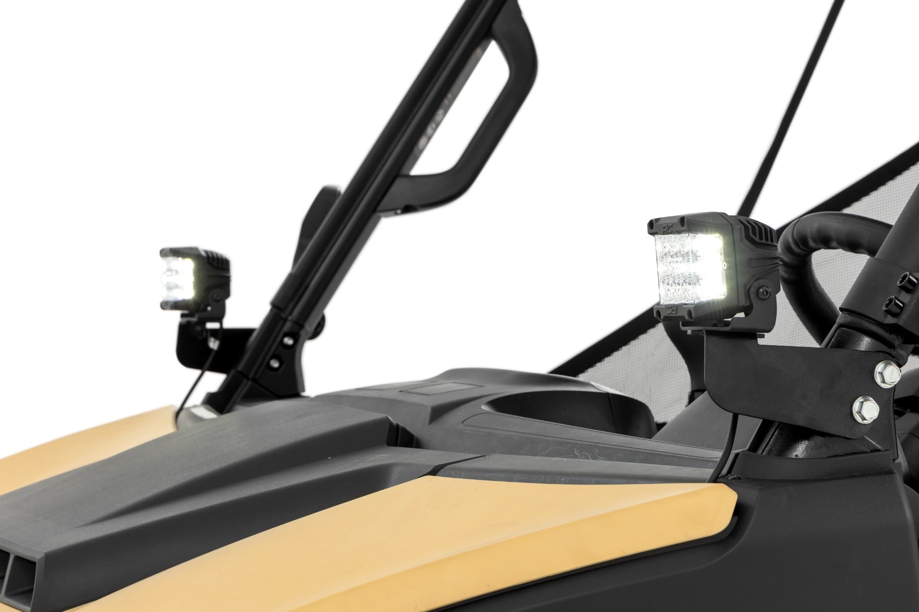 LED Light Kit | Front Mount | 2" Black Pair | Segway 570 F by Rough Country