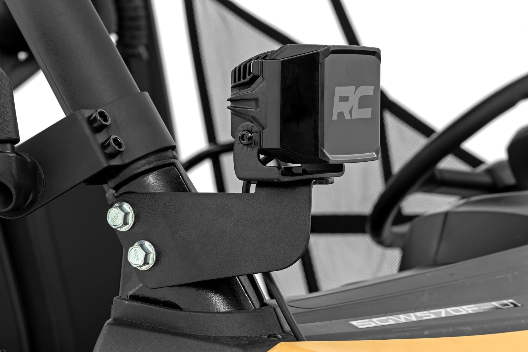 LED Light Kit | Front Mount | 2" Black Pair | White DRL | Segway 570 F by Rough Country