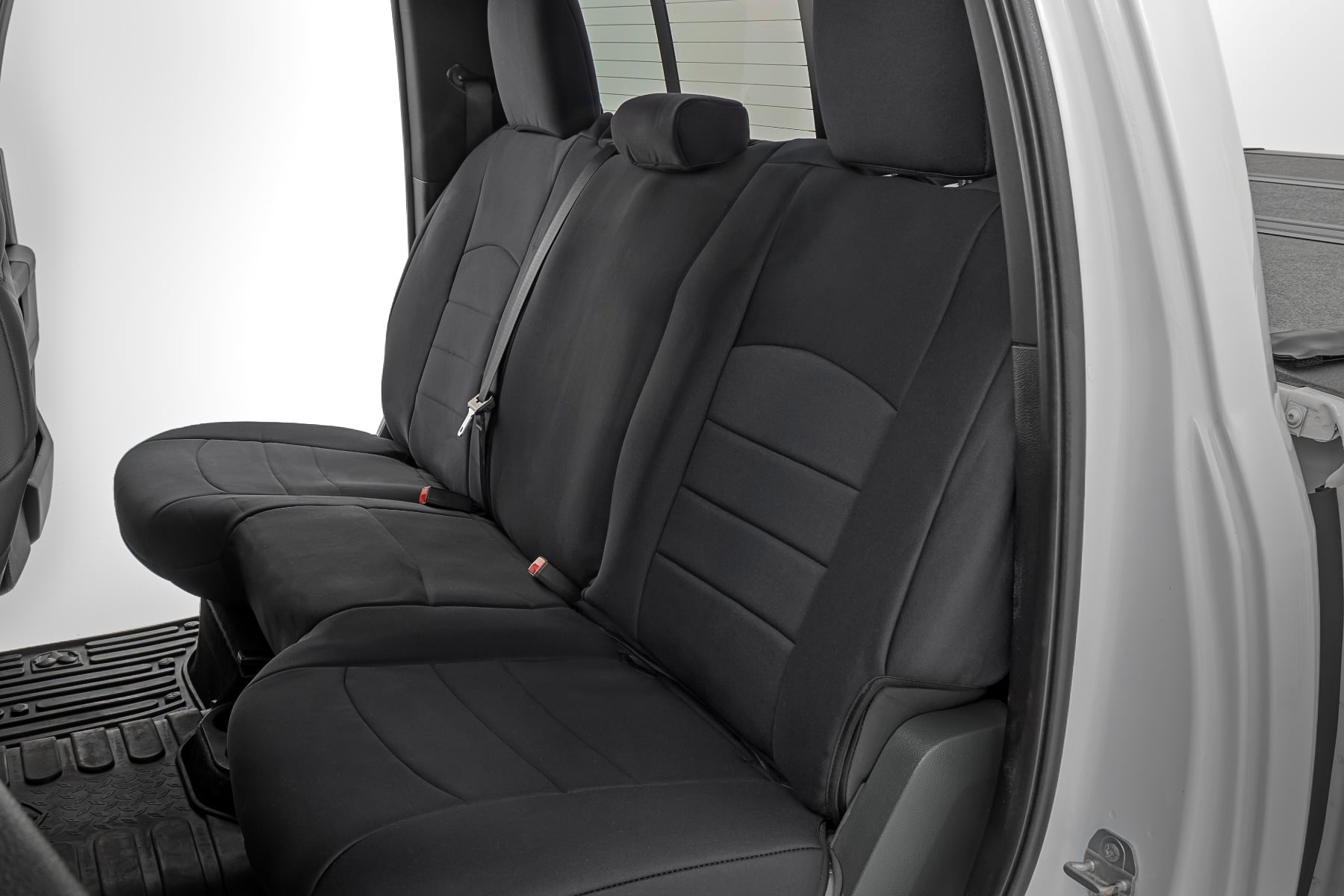 Seat Covers | FR Bucket RR Full bench | Ram 1500 (09-18)/2500 (11-18)/3500 (11-18) by Rough Country