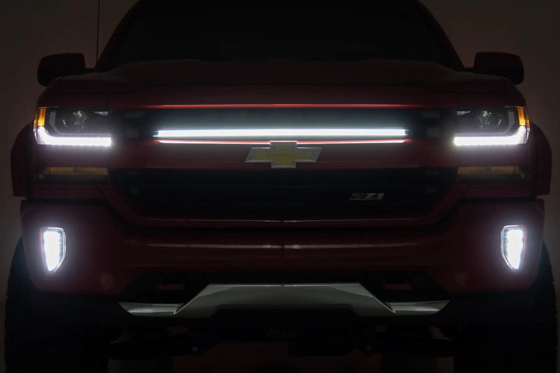 LED Light Kit | Grille Mount | 30 Inch DRL | Chevy Silverado 1500 (16-18) by Rough Country