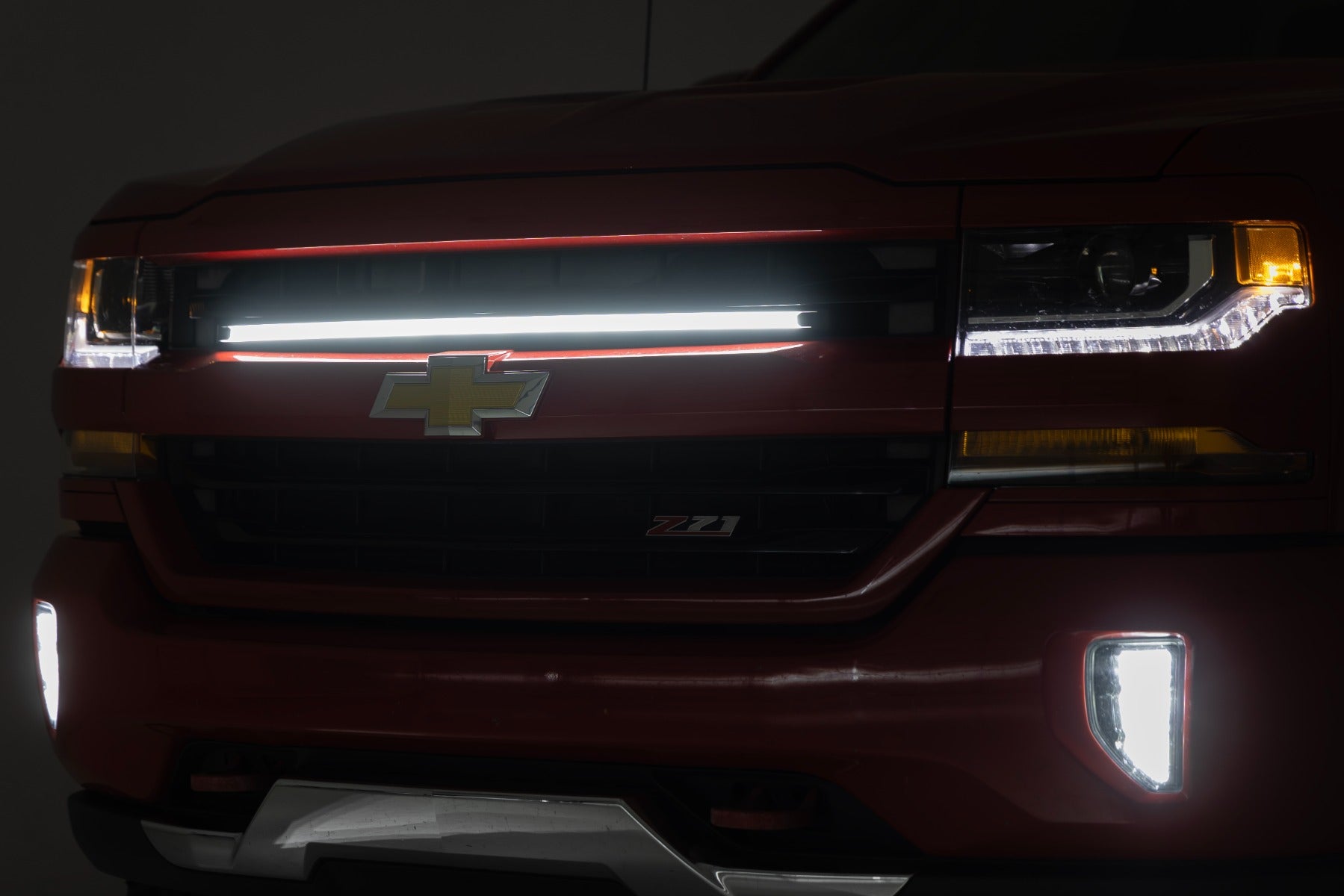 LED Light Kit | Grille Mount | 30 Inch DRL | Chevy Silverado 1500 (16-18) by Rough Country