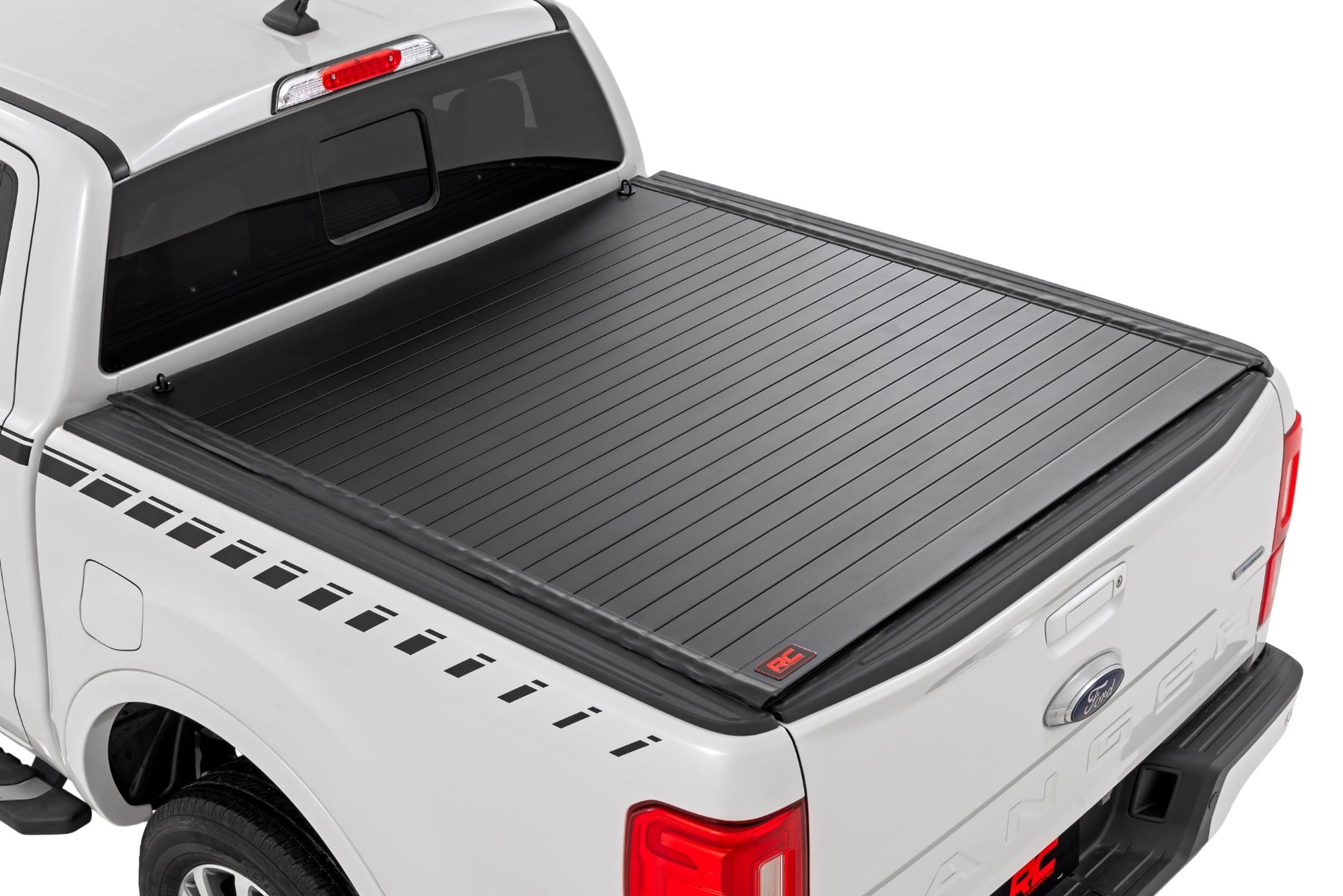 Hard Roll Up Bed Cover | 5' Bed | Ford Ranger 2WD/4WD (2019-2023) by Rough Country