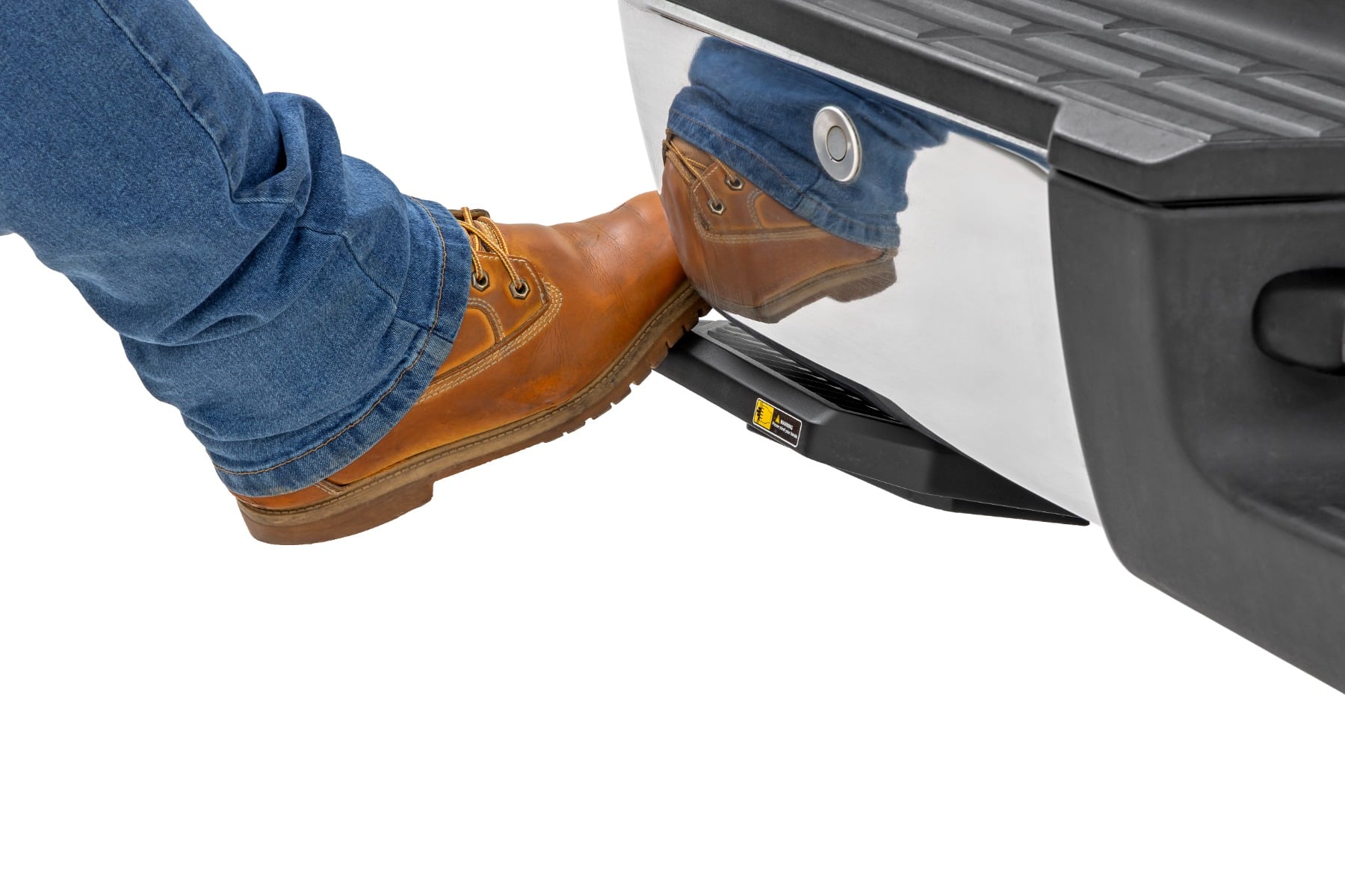 Retractable Bed Step | Manual Pull | Chevy/GMC 2500HD/3500HD (11-14) by Rough Country