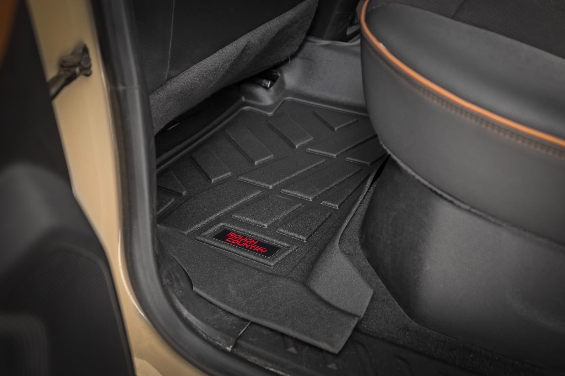 Sure-Fit Floor Mats | Front & Rear | Chevy/GMC Canyon/Colorado 2WD/4WD (23-26) by Rough Country