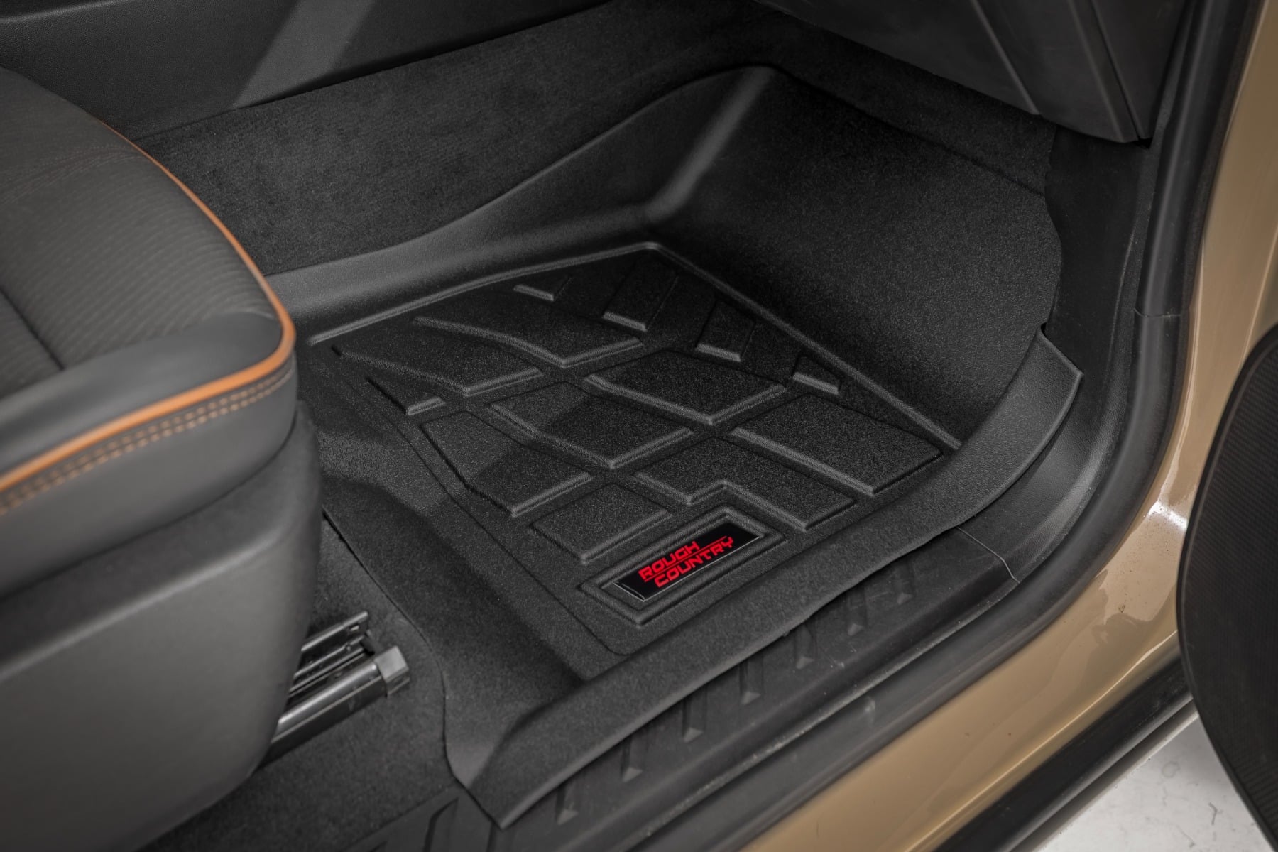 Sure-Fit Floor Mats | Front & Rear | Chevy/GMC Canyon/Colorado 2WD/4WD (23-26) by Rough Country