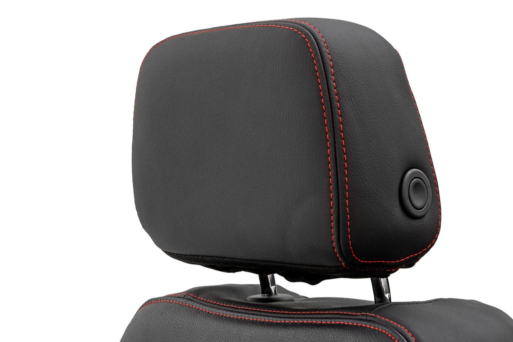 Leather Seat Covers | FR Bucket | RR 60/40 | Chevy/GMC Sierra 1500 (19-26)/Silverado 1500 (19-26) by Rough Country
