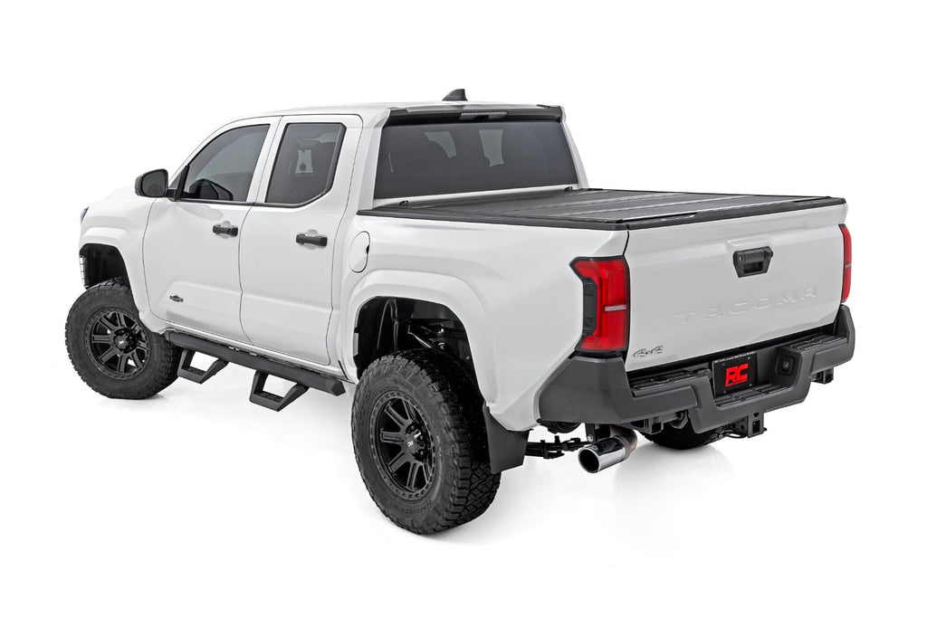 SRX2 Adjustable Aluminum Steps | Double Cab | Toyota Tacoma 2WD/4WD (24-26) by Rough Country
