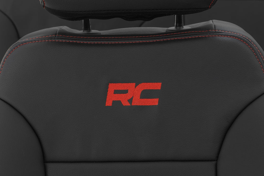 Leather Seat Covers | FR Bucket | RR 60/40 | Chevy/GMC Sierra 1500 (19-26)/Silverado 1500 (19-26) by Rough Country