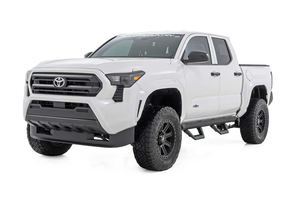 SRX2 Adjustable Aluminum Steps | Double Cab | Toyota Tacoma 2WD/4WD (24-26) by Rough Country