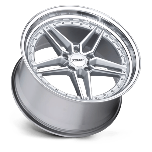 TW ASCA 20X10.5 5X112 +40 66.6 SLV MR FC by TSW Alloy Wheels
