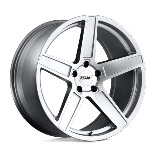 TW ASCENT 20X8.5 5X120 +35 76 M-TTNM SLV by TSW Alloy Wheels