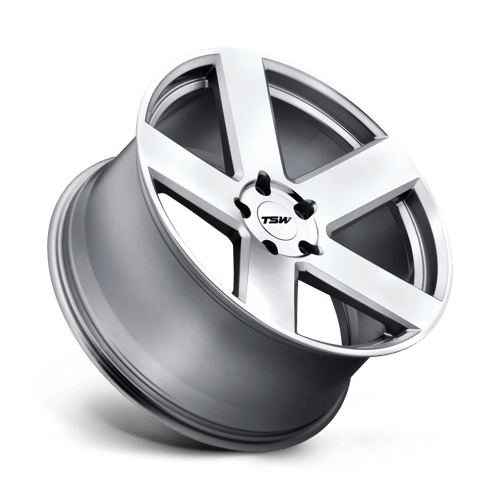 TW BRISTOL 18X9.5 5X114 +20 76 SLV MIR by TSW Alloy Wheels