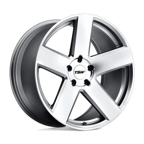 TW BRISTOL 18X9.5 5X114 +20 76 SLV MIR by TSW Alloy Wheels