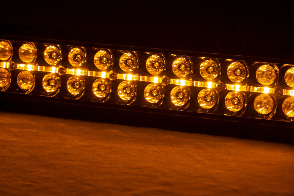 50 Inch Black Series LED Light Bar | Dual Row | Amber DRL by Rough Country