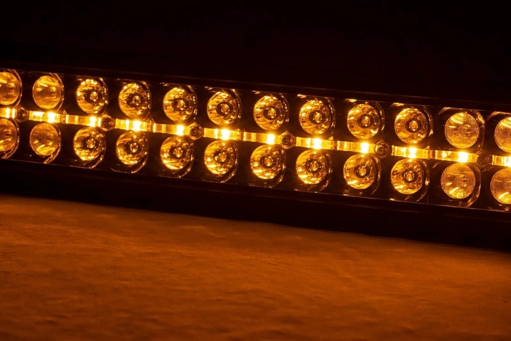 50 Inch Black Series LED Light Bar | Dual Row | Amber DRL by Rough Country
