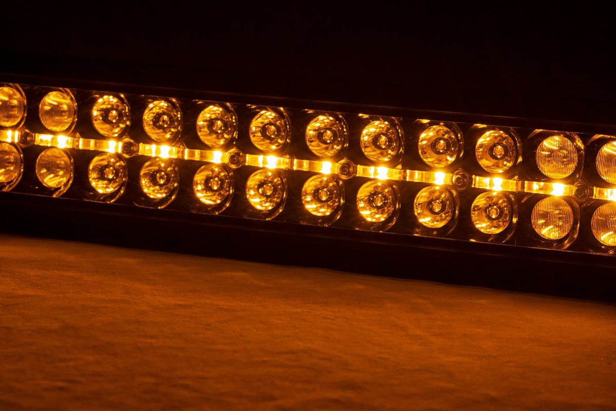 20 Inch Black Series LED Light Bar | Dual Row | Amber DRL by Rough Country