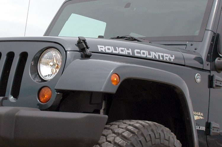 Rough Country Decal | 27 Inch Fender | Gray by Rough Country