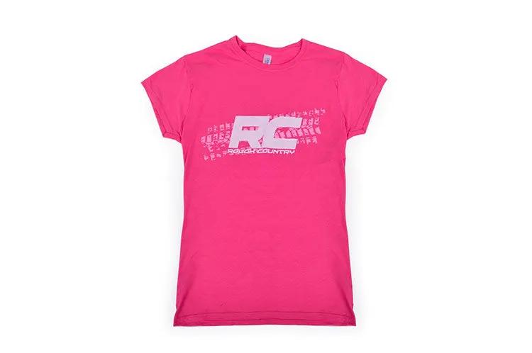 Rough Country T-Shirt | Women Fts Fit | Pink | Size XL by Rough Country