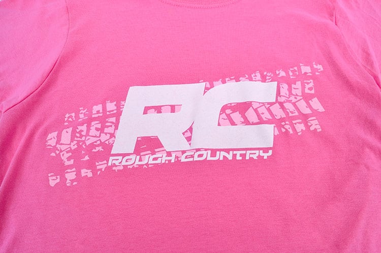 Rough Country T-Shirt | Women Fts Fit | Pink | Size L by Rough Country