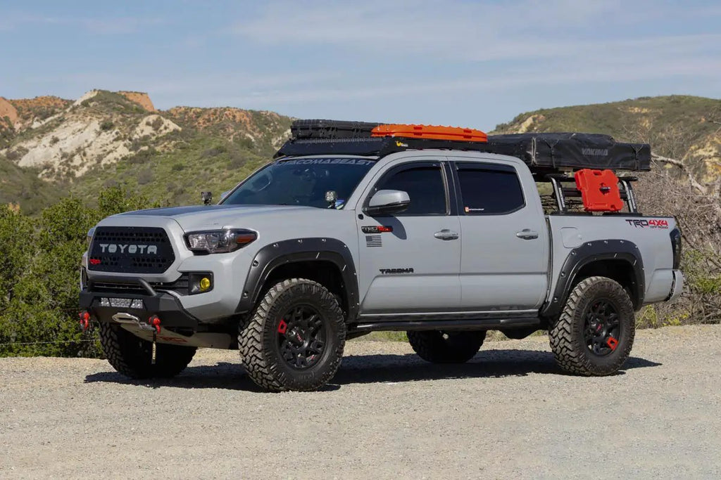 Defender Fender Flares | 202 Black Onyx | Toyota Tacoma 2WD/4WD (2016-2023) by Rough Country