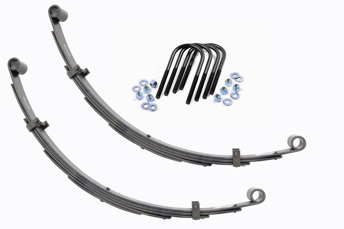 Rear Leaf Springs | 4" Lift | Pair | Toyota Land Cruiser FJ40 4WD (1964-1980) by Rough Country