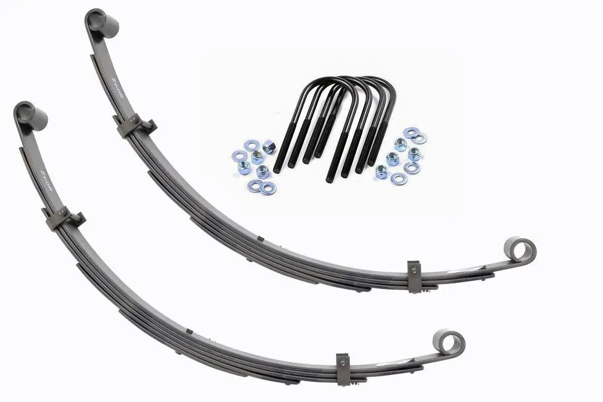 Rear Leaf Springs | 4" Lift | Pair | Toyota Land Cruiser FJ40 4WD (1964-1980) by Rough Country