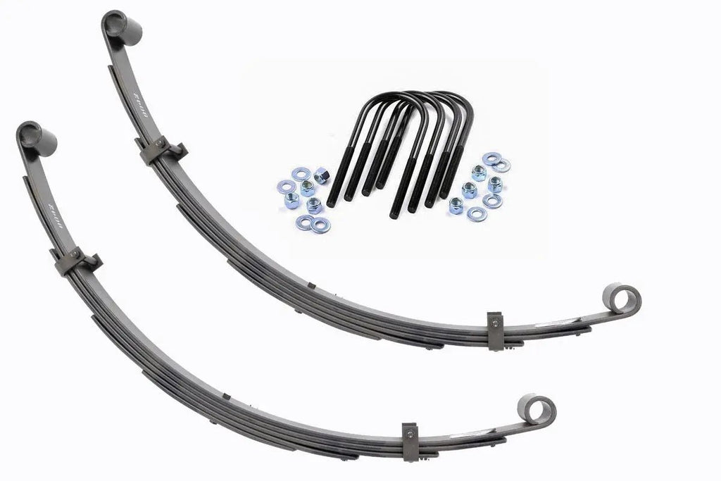 Rear Leaf Springs | 4" Lift | Pair | Toyota Land Cruiser FJ40 4WD (1964-1980) by Rough Country