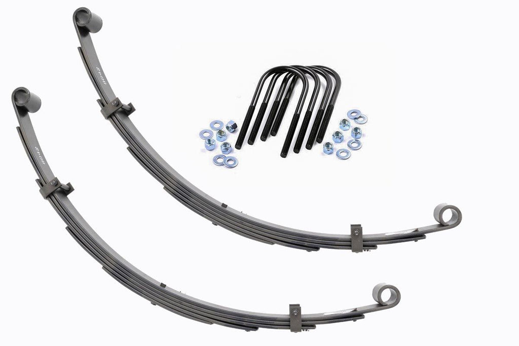Rear Leaf Springs | 4" Lift | Pair | Toyota Land Cruiser FJ40 4WD (1964-1980) by Rough Country