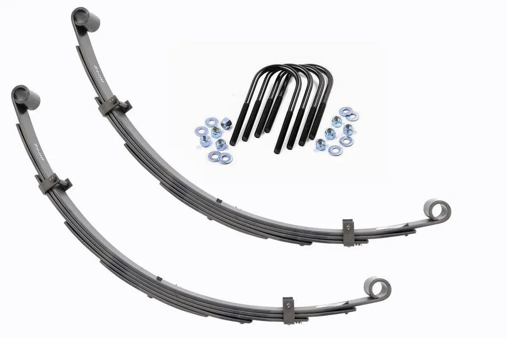 Rear Leaf Springs | 4" Lift | Pair | Toyota Land Cruiser FJ40 4WD (1964-1980) by Rough Country