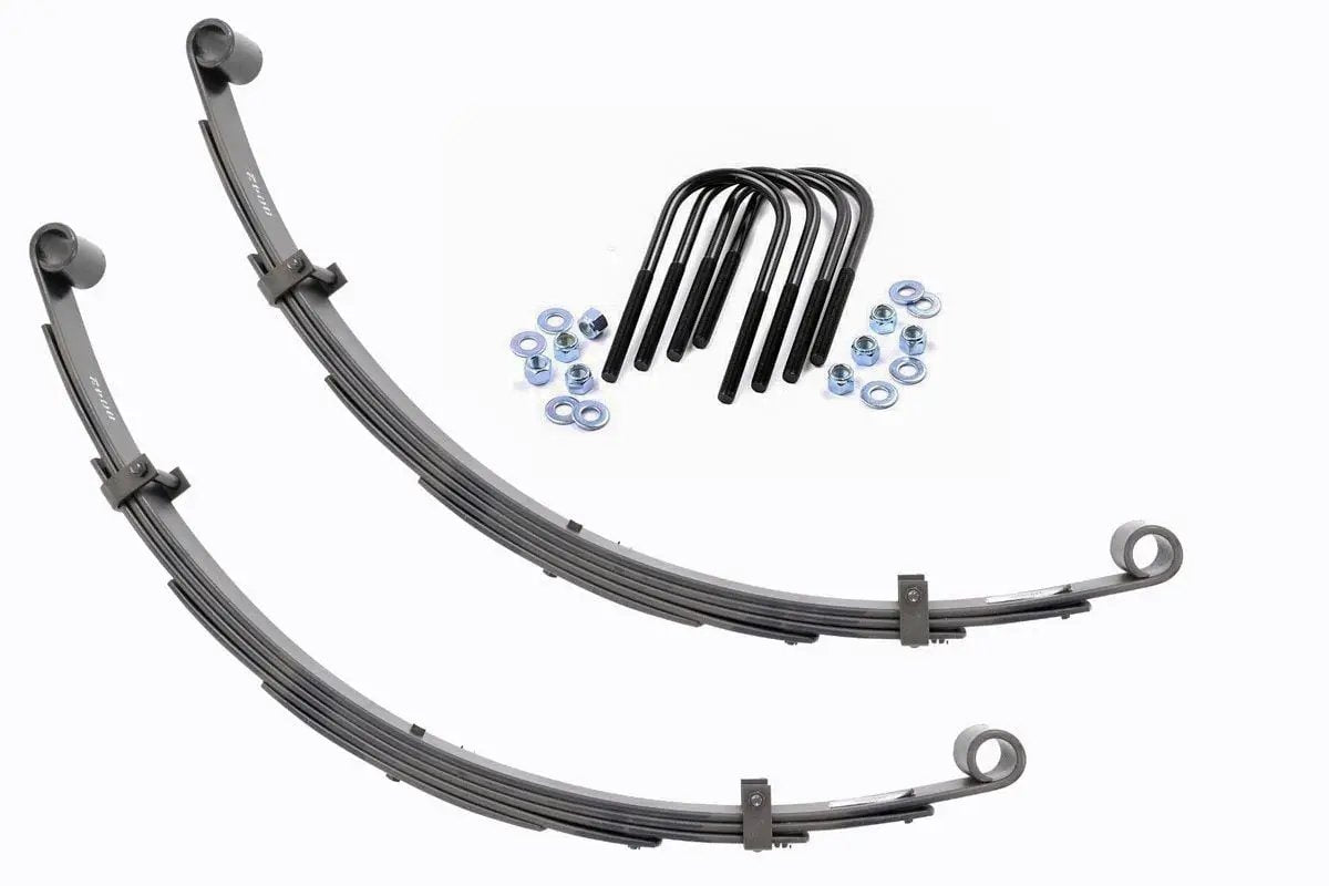 Rear Leaf Springs | 4" Lift | Pair | Toyota Land Cruiser FJ40 4WD (1964-1980) by Rough Country