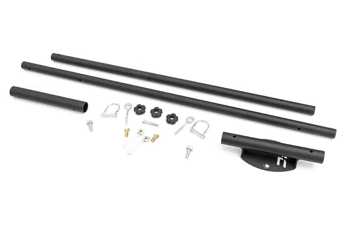 Flag Pole Holder | Bed Rail | w/ Flag by Rough Country