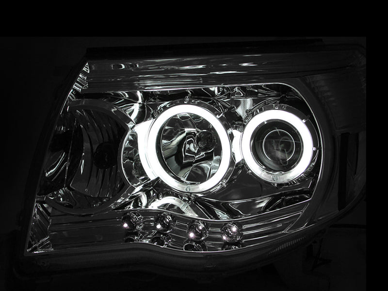 Projector Headlight Set w/Halo by ANZO USA