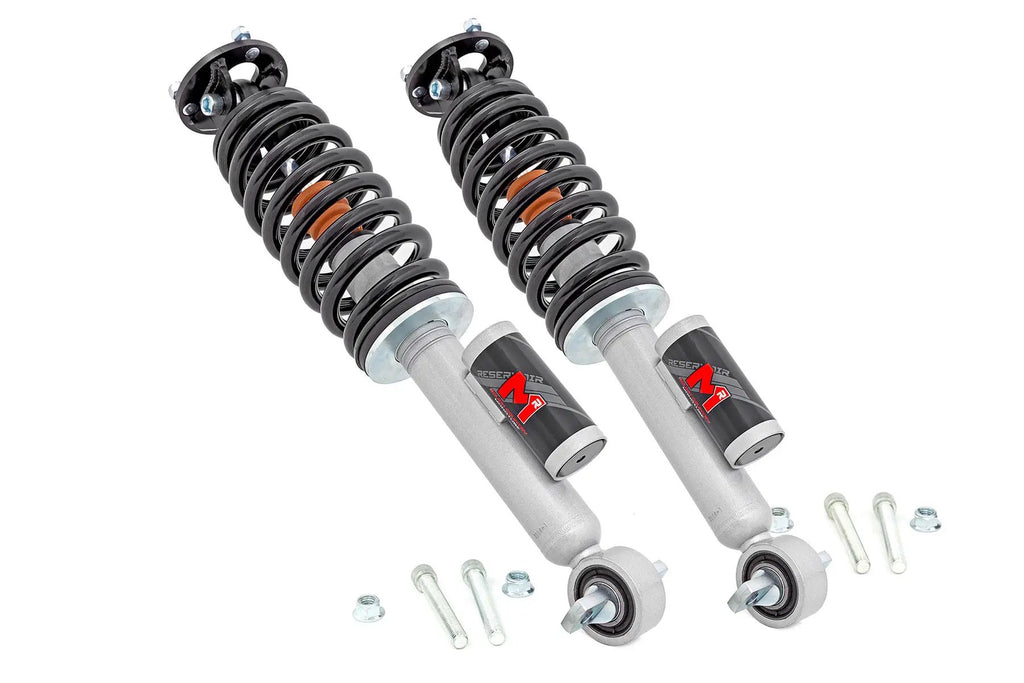 M1R Reservoir Loaded Struts | Adjustable Height | Front | 3.5 Inch | Ford Bronco (21-26) by Rough Country
