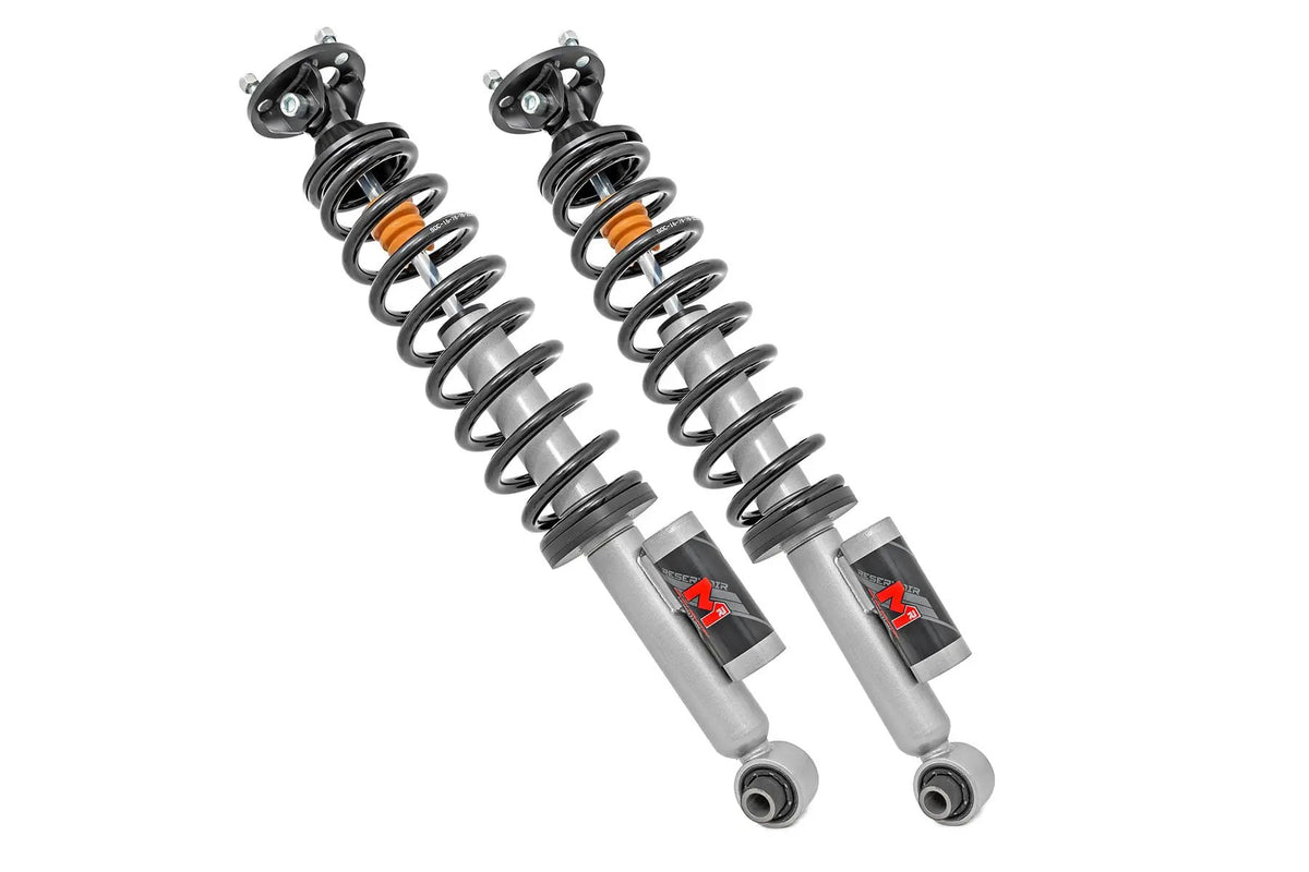 M1R Reservoir Loaded Struts | Adjustable Height | Rear | 5 Inch | Ford Bronco (21-26) by Rough Country