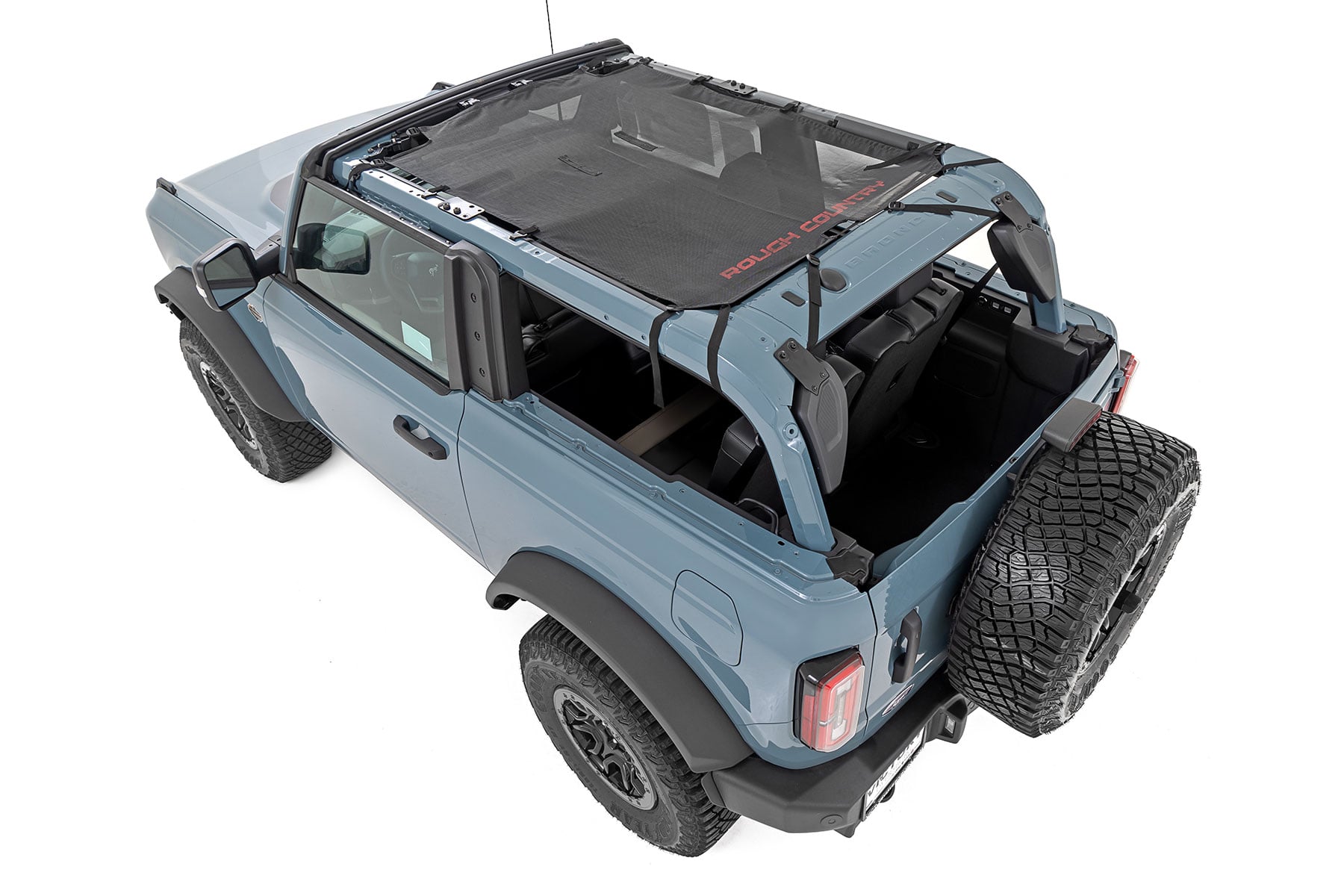 Mesh Bikini Top Plus | Black | Ford Bronco 4WD (2021-2026) by Rough Country