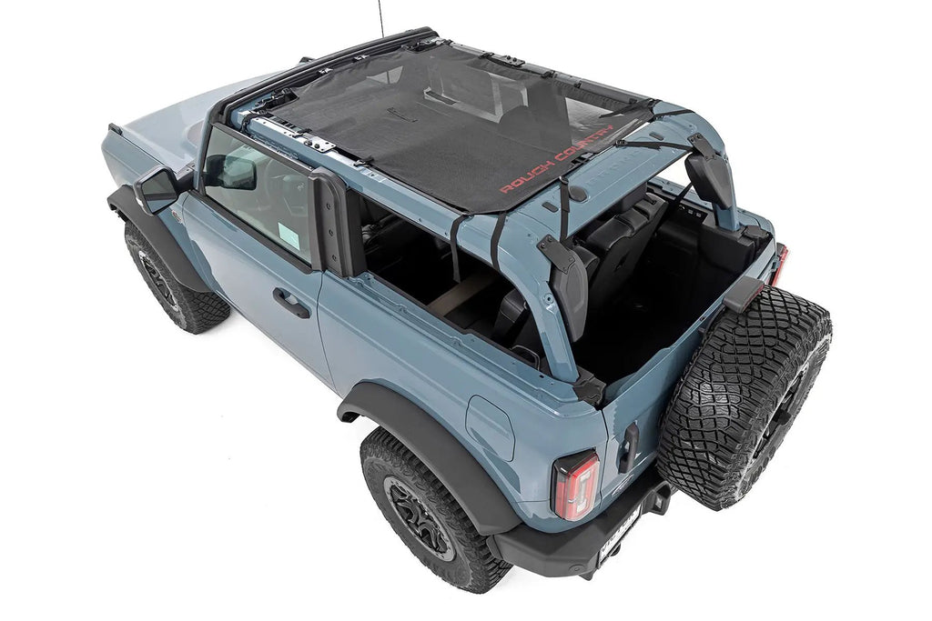 Mesh Bikini Top Plus | Black | Ford Bronco 4WD (2021-2026) by Rough Country