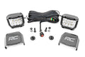 LED Light Kit | Ditch Mount | 2" Chrome Pair | Wide | Ford Bronco 4WD (21-26) by Rough Country