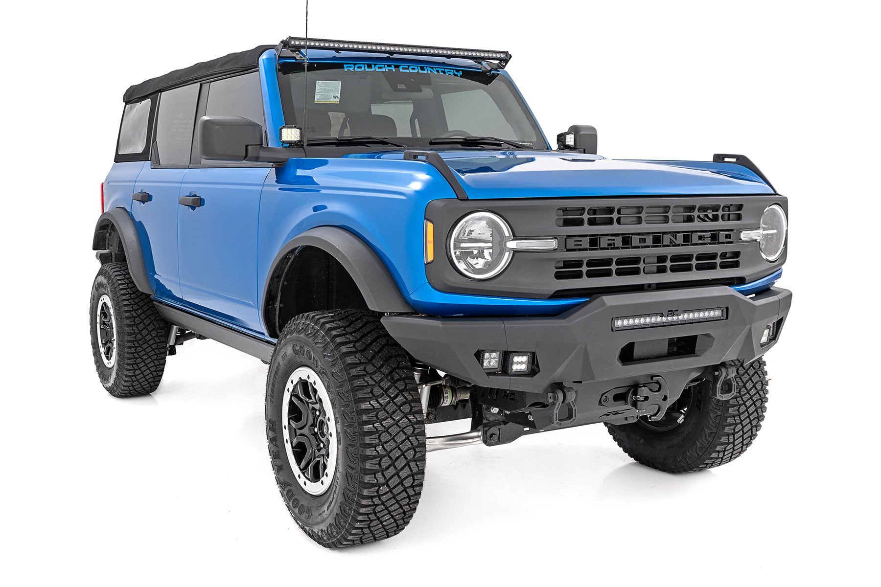 Power Running Boards | Dual Electric Motor | 4 Door | Ford Bronco 4WD (21-26) by Rough Country