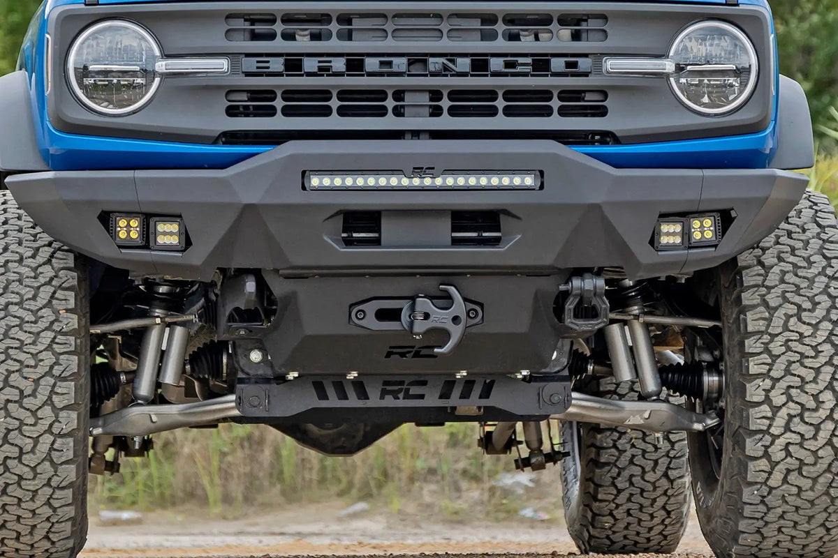 Hidden Winch Mount | 12000S | Ford Bronco 4WD (2021-2026) by Rough Country
