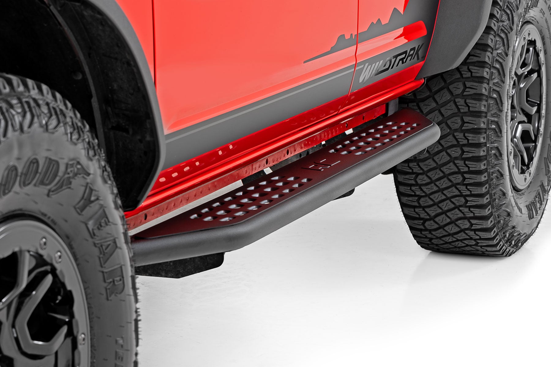 OV2 Running Boards | Side Step Bars | 4-Door | Ford Bronco 4WD (2021-2026) by Rough Country