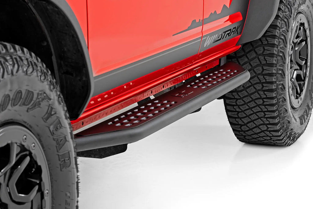 OV2 Running Boards | Side Step Bars | 4-Door | Ford Bronco 4WD (2021-2026) by Rough Country