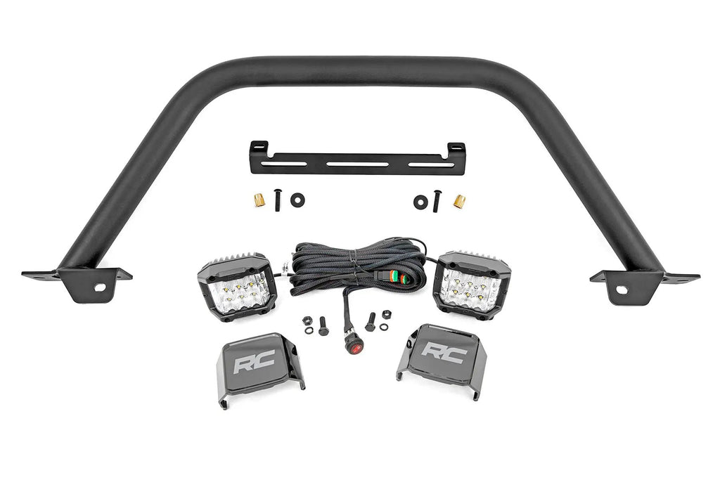 Safari Bar | 3" OSRAM (Pair) | Wide | OE Modular Steel | Ford Bronco (21-26) by Rough Country
