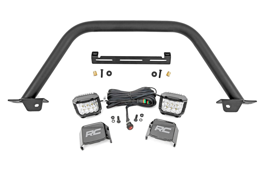 Safari Bar | 3" OSRAM (Pair) | Wide | OE Modular Steel | Ford Bronco (21-26) by Rough Country