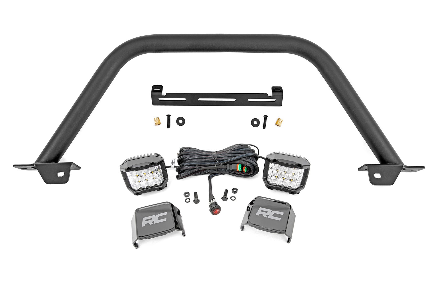Safari Bar | 3" OSRAM (Pair) | Wide | OE Modular Steel | Ford Bronco (21-26) by Rough Country