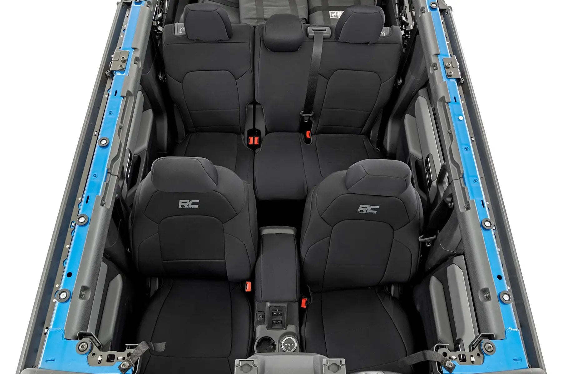 Seat Covers | Bucket Seats | FR & RR | Ford Bronco 4WD (2021-2026) by Rough Country