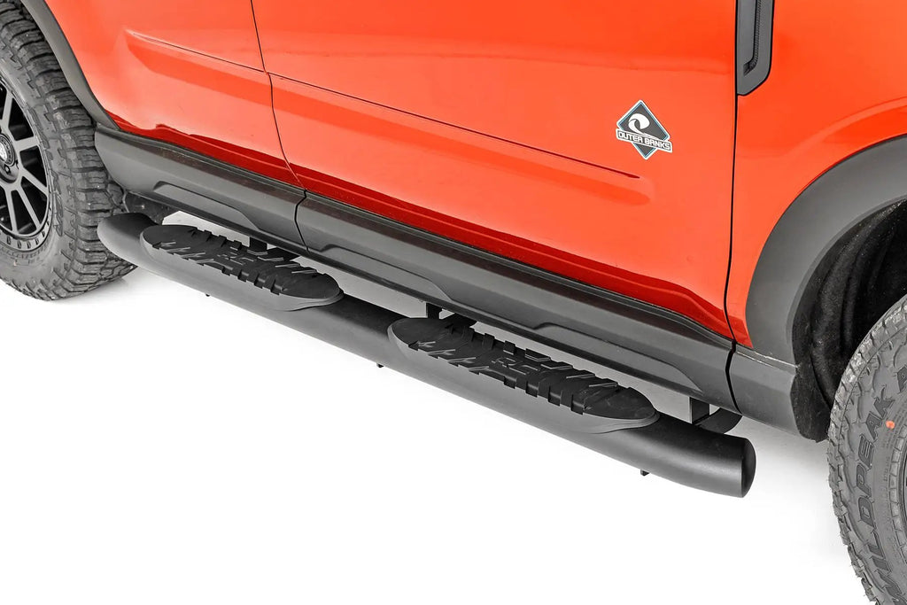 Oval Nerf Steps | Black | Ford Bronco Sport 4WD (2021-2026) by Rough Country