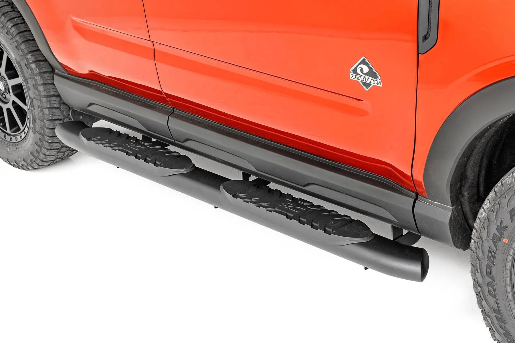 Oval Nerf Steps | Black | Ford Bronco Sport 4WD (2021-2026) by Rough Country