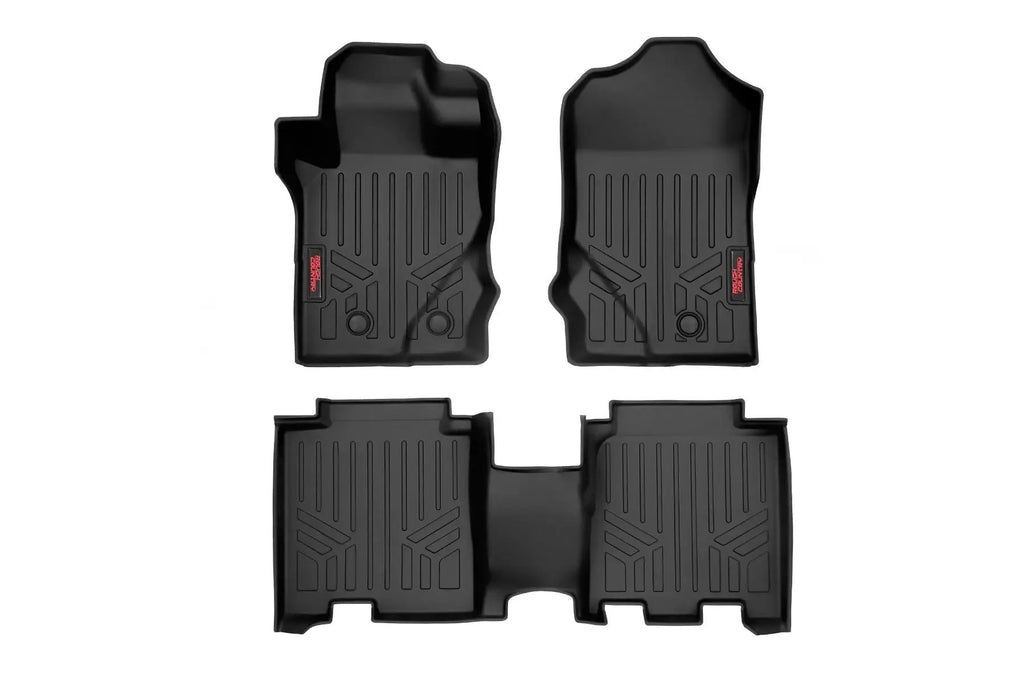 Floor Mats | Front & Rear | Ford Bronco 4WD (2021-2026) by Rough Country