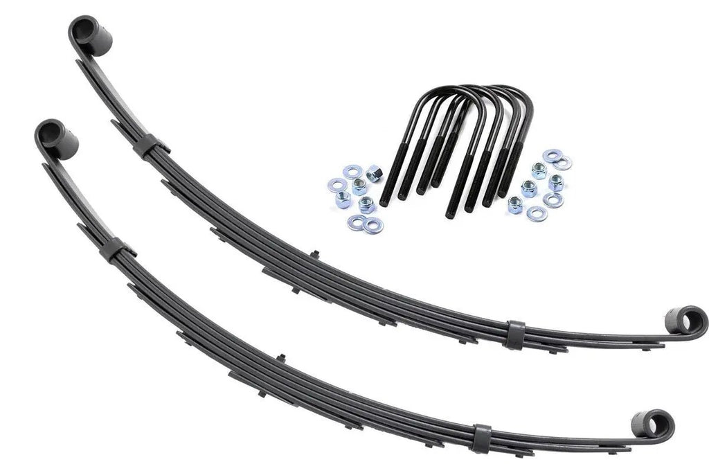 Front Leaf Springs | 6" Lift | Pair | Chevy/GMC C10/K10 Truck & SUV/K5 Blazer (73-91) by Rough Country