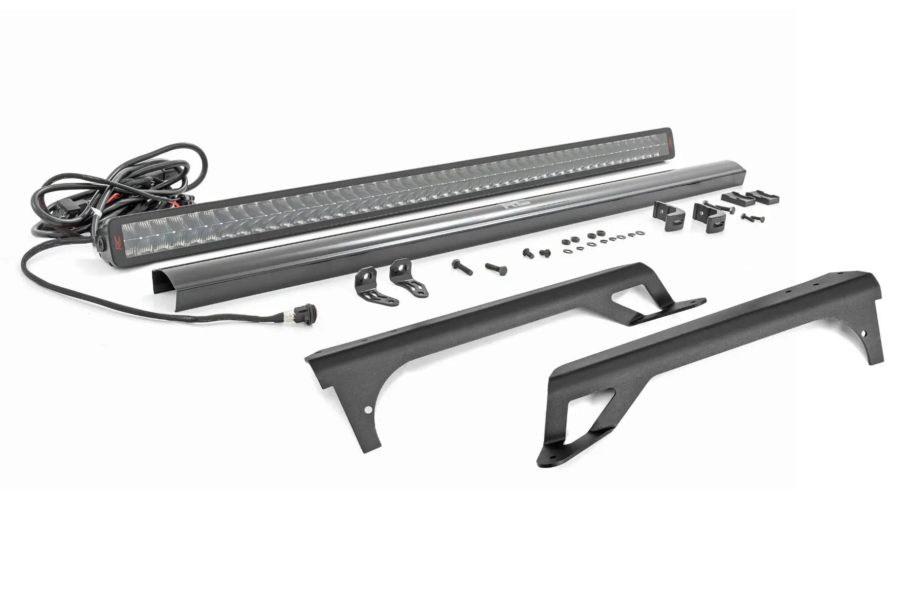 LED Light Kit | Windshield Mount | 50" Spectrum Dual Row | Jeep Wrangler TJ (97-06) by Rough Country